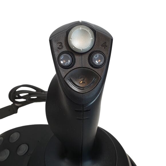 Microsoft Sidewinder Precision 2 Joystick PC Controller with Original Box Manual - Picture 8 of 15